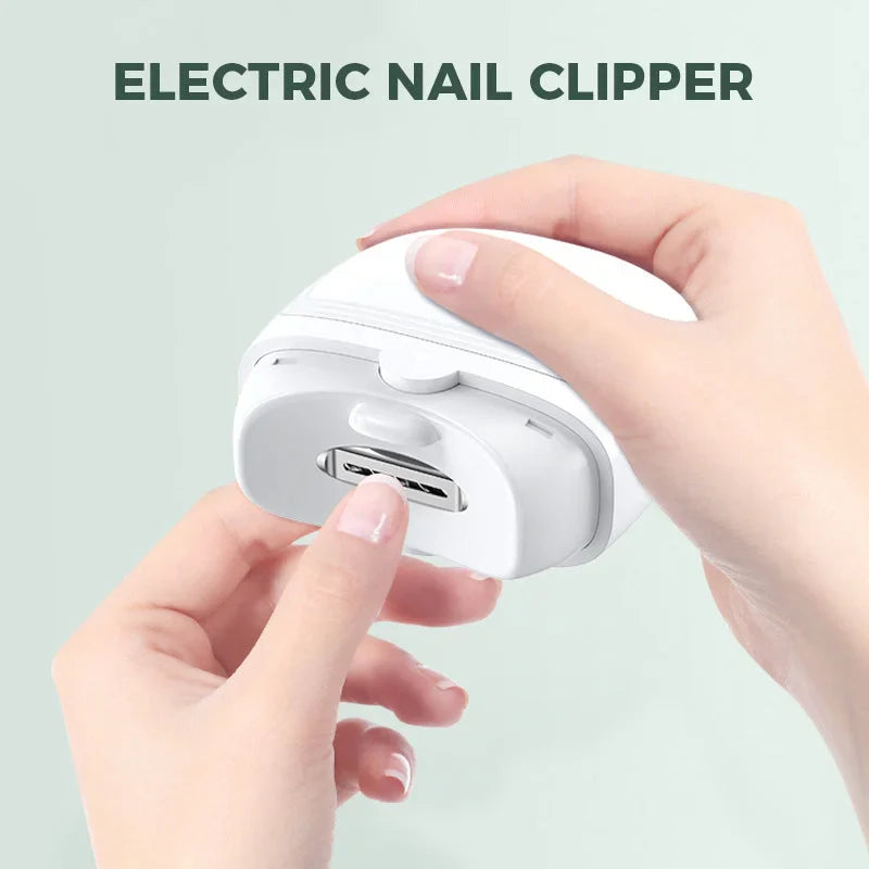Electric Nail Clipper - Ergonomic Rechargeable Manicure Trimmer