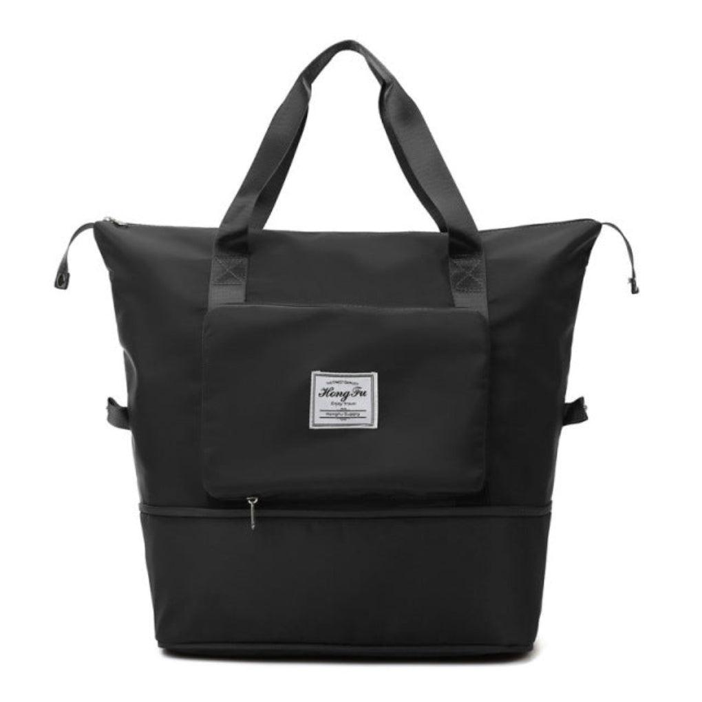 Foldable Carry-On Travel Bag - Lightweight Packable Shoulder Bag