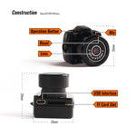 Digital Compact Mini Video Camera - 13MP, 1080p HD Recording