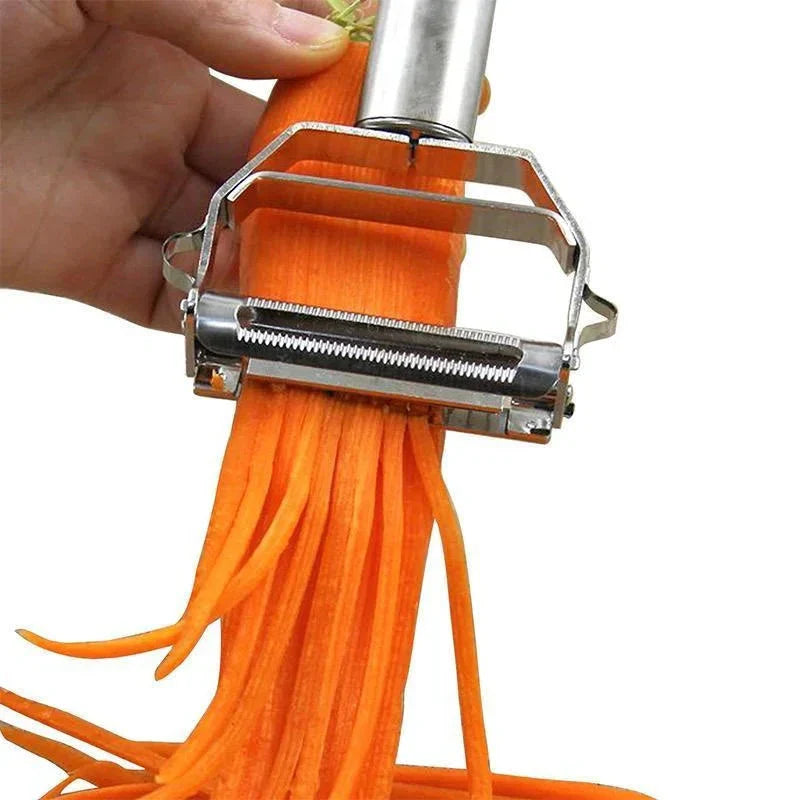 Multi-Function Vegetable Peeler - Stainless Steel Julienne Cutter