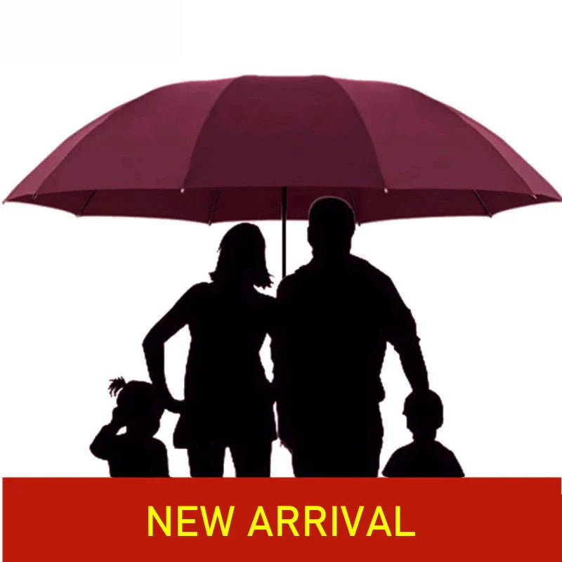 Super Large Folding Umbrella - Windproof Family-Size Coverage