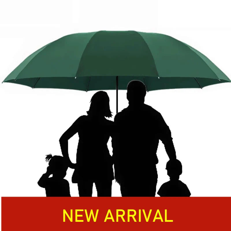 Super Large Folding Umbrella - Windproof Family-Size Coverage