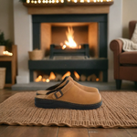 Leather Slip-On Clogs - Supportive Comfort for Men & Women