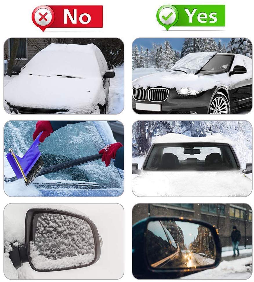 Magnetic Car Windshield Cover - Ice, Snow & Sun Protection
