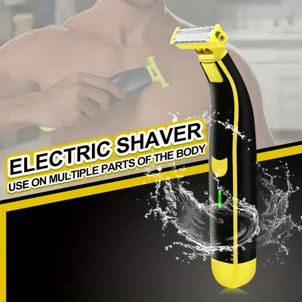 Men's Rechargeable Electric Shaver & Trimmer - Wet & Dry Use