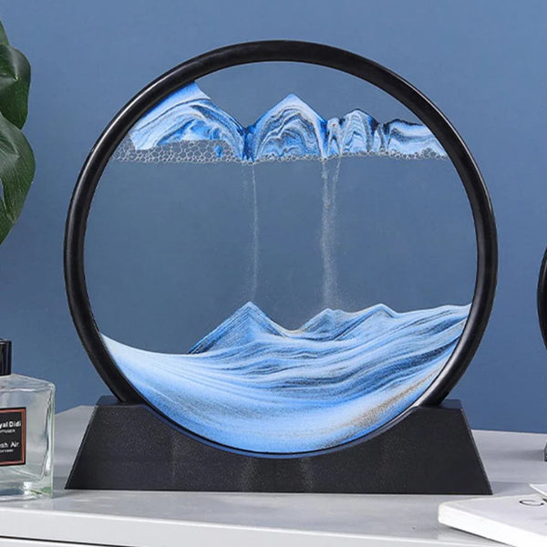 Moving Sandscape - Kinetic Sand Art Desktop Display