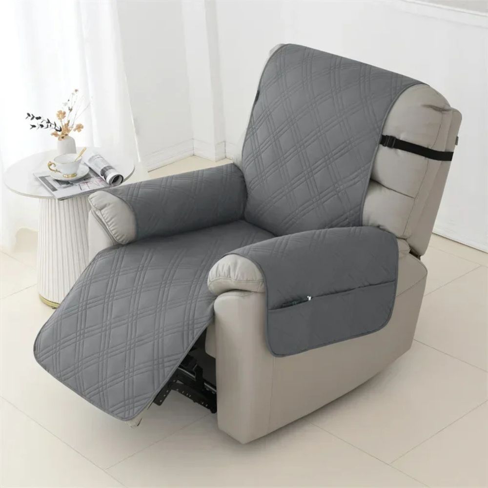Waterproof Quilted Recliner Slipcover - Pet-Friendly Chair Cover