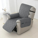 Waterproof Quilted Recliner Slipcover - Pet-Friendly Chair Cover