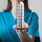 7-Day Aluminum Pill Organizer - Portable Travel Pill Box