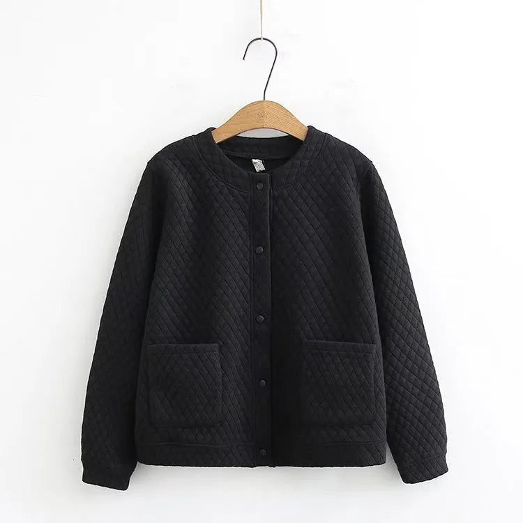 Fall Plaid Cardigan in Plus Sizes - Cozy, Checked Long-Sleeve Style