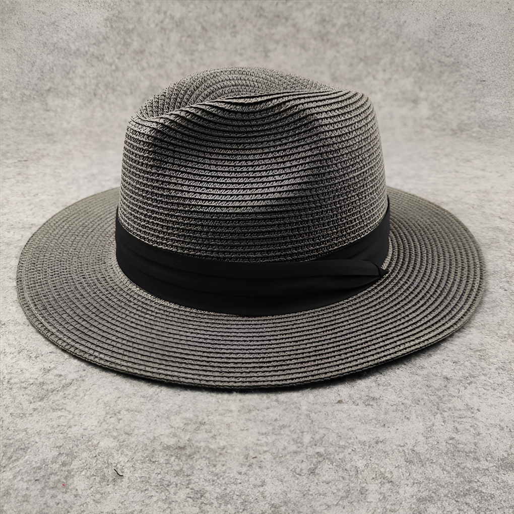 Handcrafted Panama Hat - Breathable Toquilla Straw Sun Hat