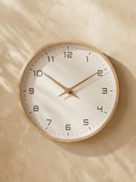 Nordic Timber Solid Wood Wall Clock - Natural Style for Any Room