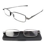Compact Folding Reading Glasses - Slim, Portable Design for Men & Women