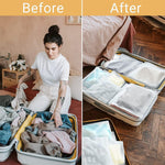 Frosted Zip Storage Bags Set - Dust-Free Garment & Closet Sleeves