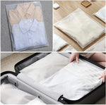 Frosted Zip Storage Bags Set - Dust-Free Garment & Closet Sleeves