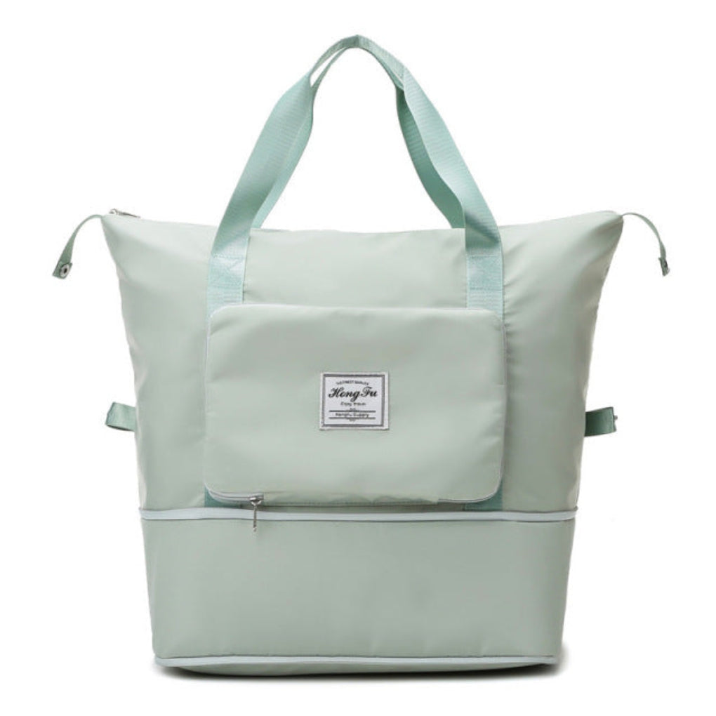 Foldable Carry-On Travel Bag - Lightweight Packable Shoulder Bag