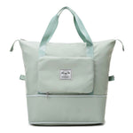 Foldable Carry-On Travel Bag - Lightweight Packable Shoulder Bag