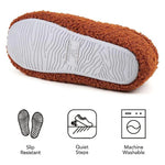 Fleeced Indoor Slippers - Closed-Back Cozy House Shoes