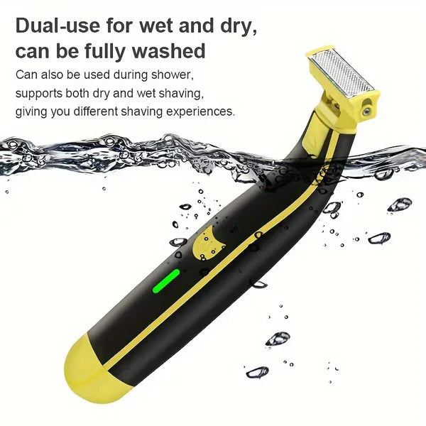 Men's Rechargeable Electric Shaver & Trimmer - Wet & Dry Use