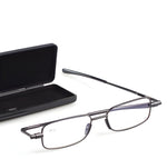Compact Folding Reading Glasses - Slim, Portable Design for Men & Women