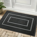 All-Season Rubber Door Mat - Water-Resistant & Anti-Slip
