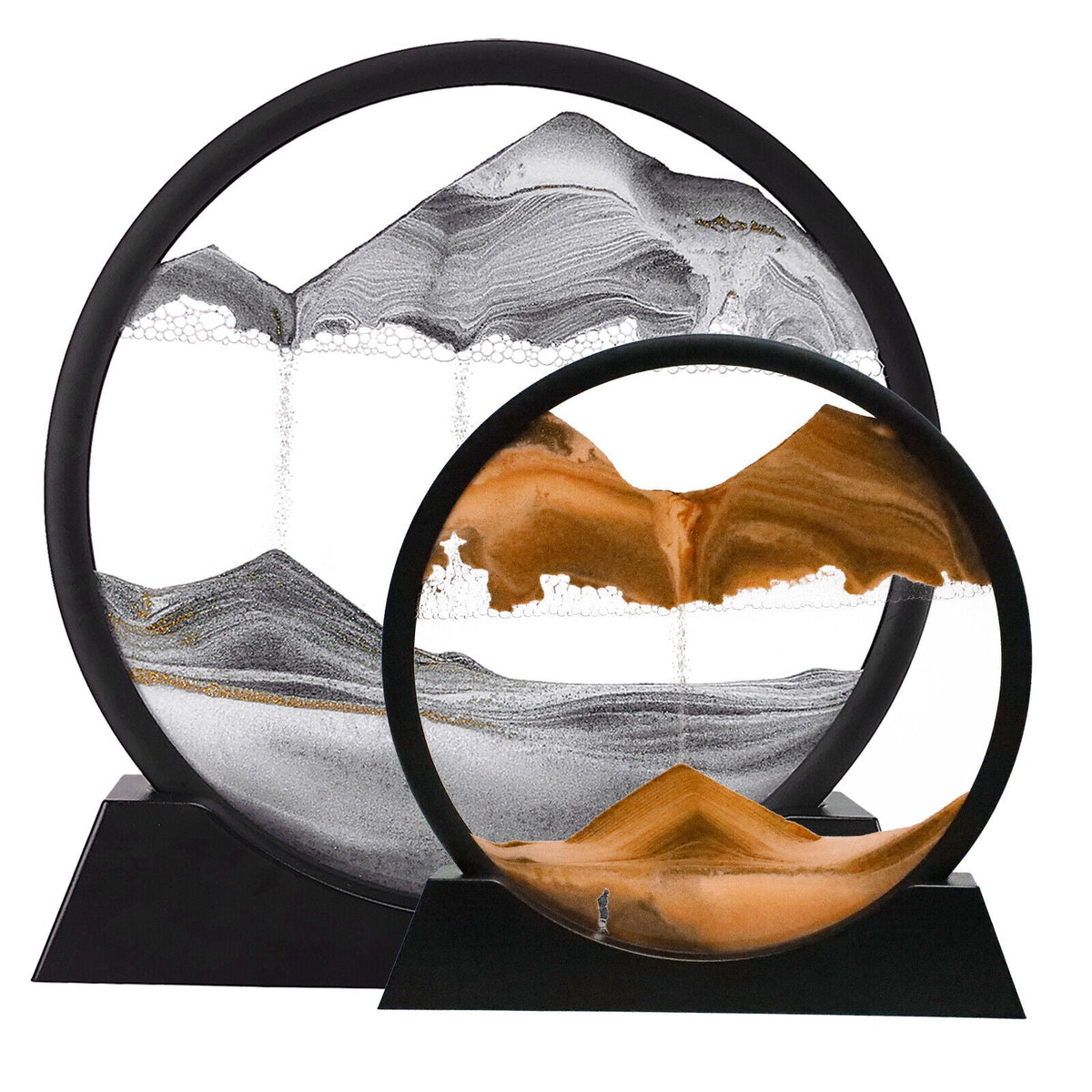 Moving Sandscape - Kinetic Sand Art Desktop Display
