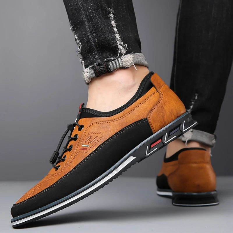 Men's Orthopedic-Style Shoes - Supportive Everyday Comfort