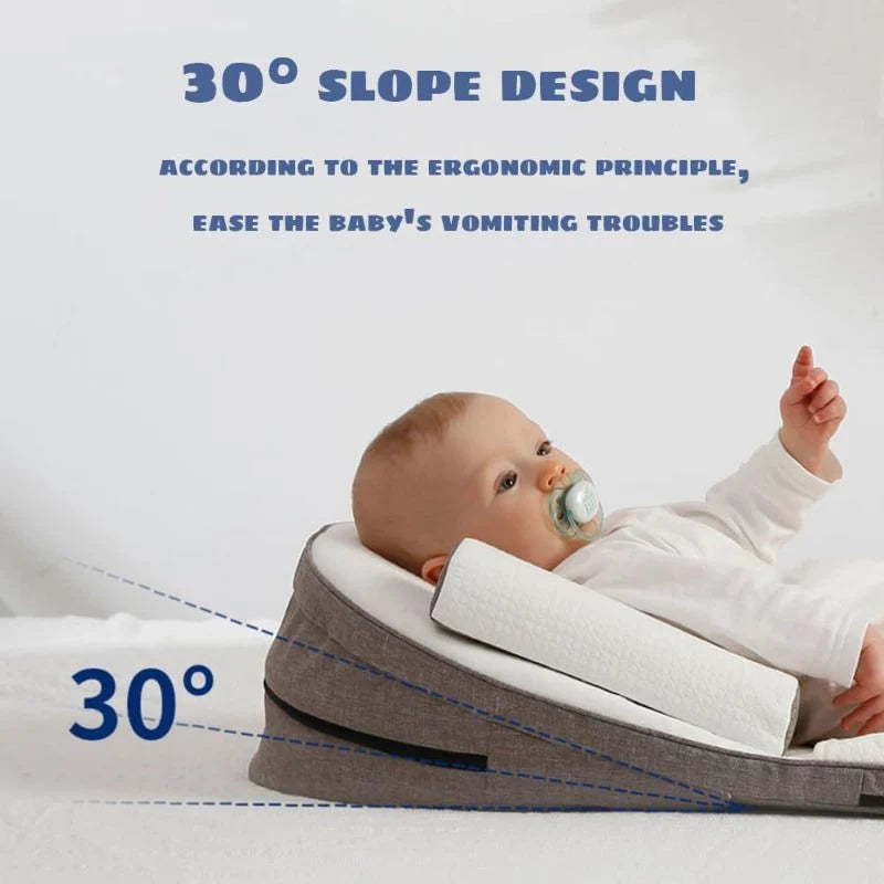 Baby Wedge Pillow - Side Sleeper Support for Newborns