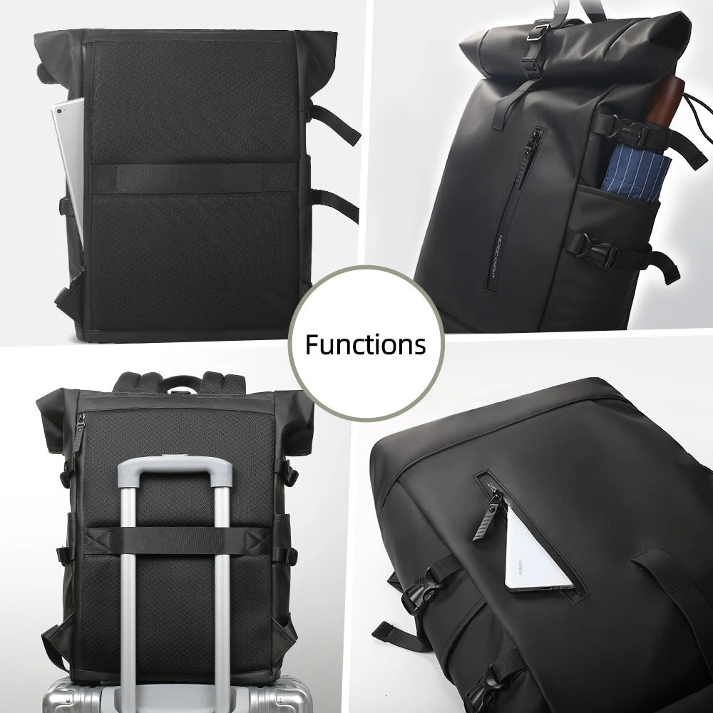 3-in-1 Bicycle Bag & Backpack - Waterproof, Expandable Carry