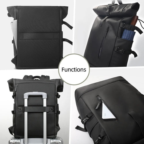 3-in-1 Bicycle Bag & Backpack - Waterproof, Expandable Carry