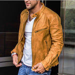 Max Leather Jacket - Waterproof Style for Men