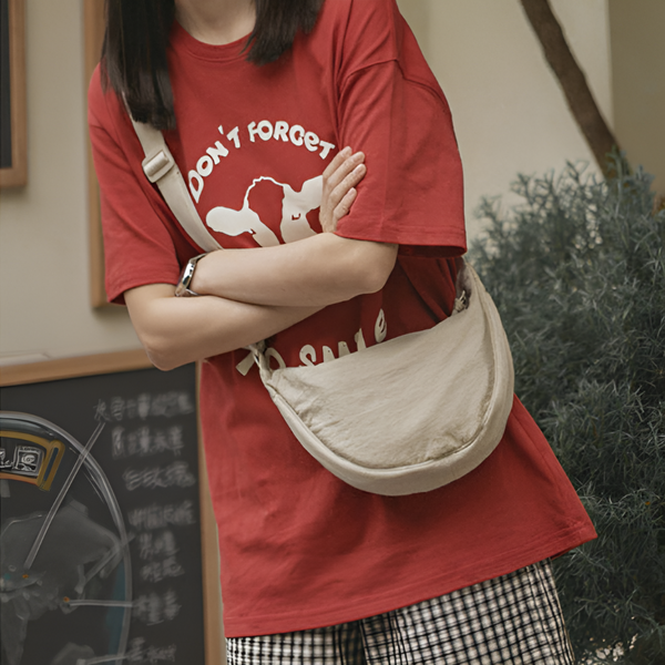 Nylon Shoulder Bag for Women - Spacious Everyday Carryall