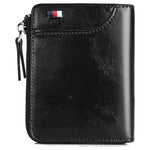 Men's RFID Blocking Wallet - Vintage PU Leather Card Holder