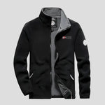 Casual Outdoor Fleece for Men - Full-Zip Warmth & Comfort