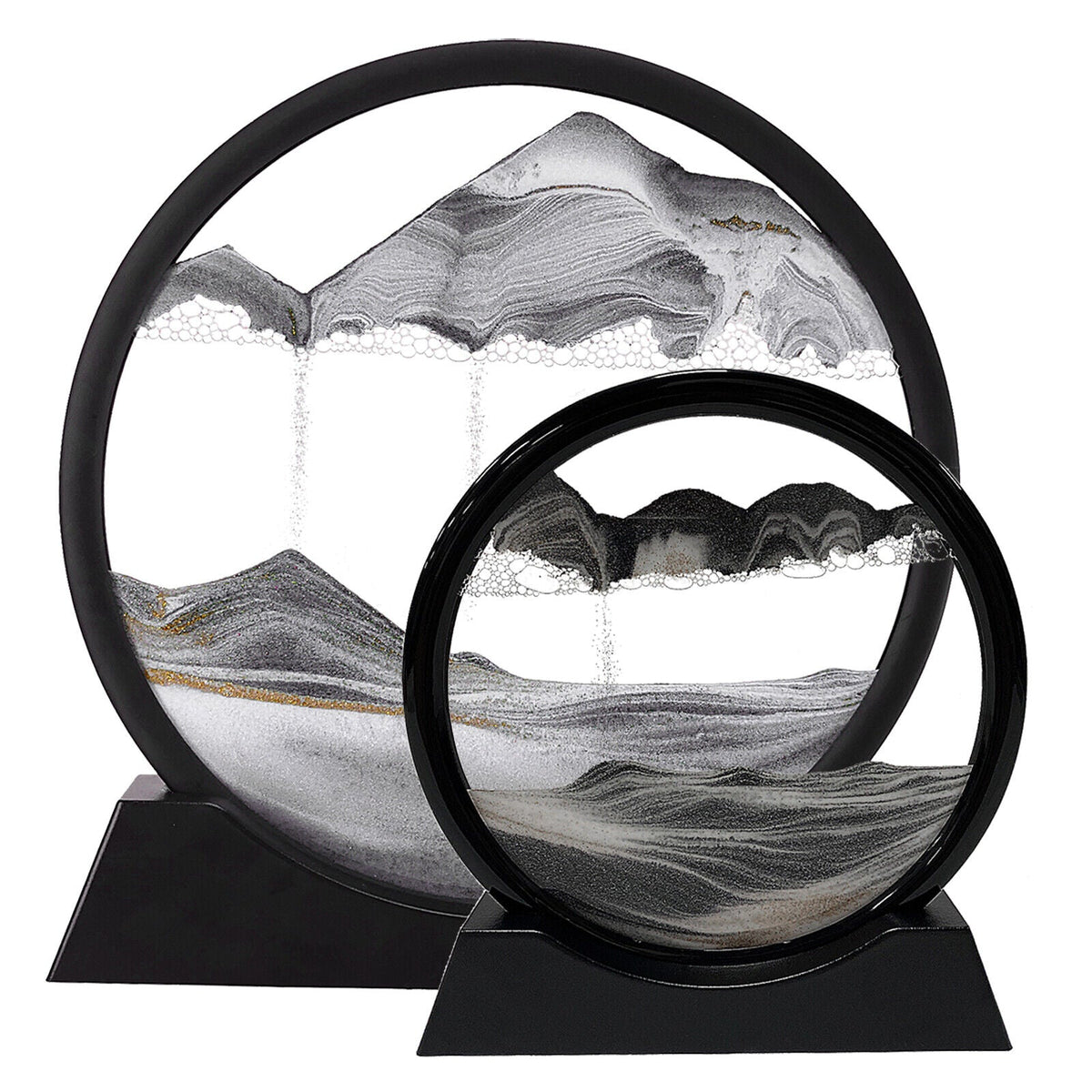 Moving Sandscape - Kinetic Sand Art Desktop Display