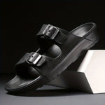 Men's Double Buckle Sandal - Adjustable Non-Slip Comfort