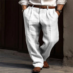 Men's Lightweight Linen Pants - Breathable Comfort for Warm Days