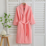 Kimono Cotton Waffle Bathrobe - Lightweight Couple's Robe