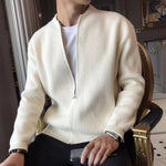 Men's Knitted Cardigan - Warm Zip-Up Everyday Layer