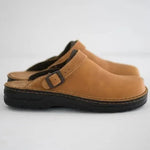 Leather Slip-On Clogs - Supportive Comfort for Men & Women