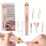 5-in-1 Electric Nail Polisher - Portable Manicure Tool with Light
