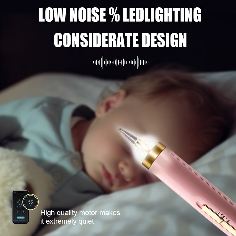 5-in-1 Electric Nail Polisher - Portable Manicure Tool with Light