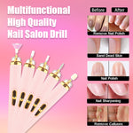 5-in-1 Electric Nail Polisher - Portable Manicure Tool with Light