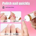 5-in-1 Electric Nail Polisher - Portable Manicure Tool with Light