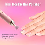 5-in-1 Electric Nail Polisher - Portable Manicure Tool with Light