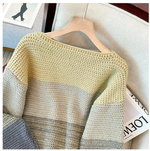 Cozy Plus Size Fall Sweater - Lounge-Style Color-Block Patchwork