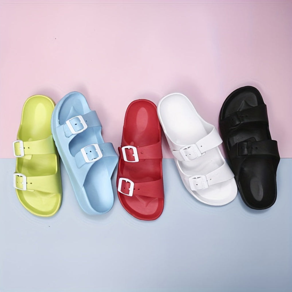 Men's Double Buckle Sandal - Adjustable Non-Slip Comfort