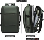 Expandable Travel Backpack - Laptop Sleeve & Duffle Carry