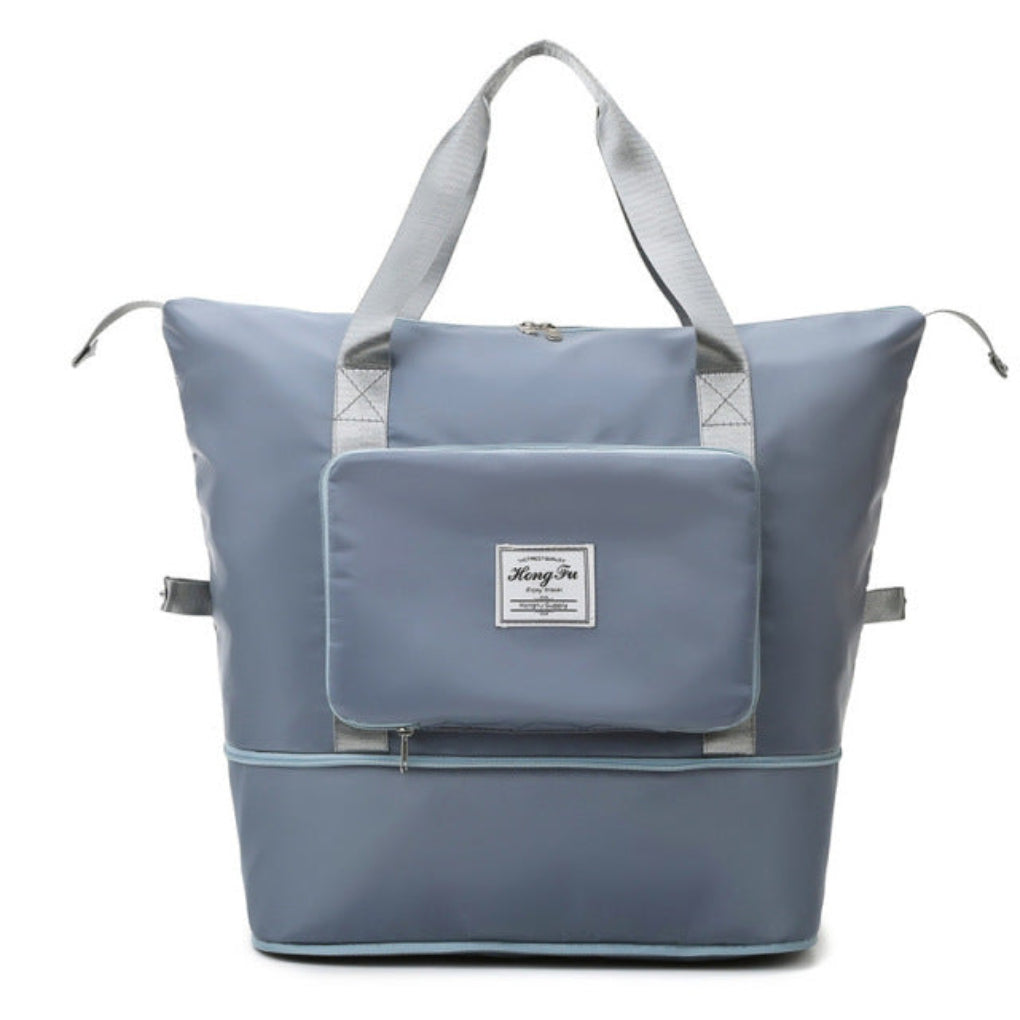 Foldable Carry-On Travel Bag - Lightweight Packable Shoulder Bag