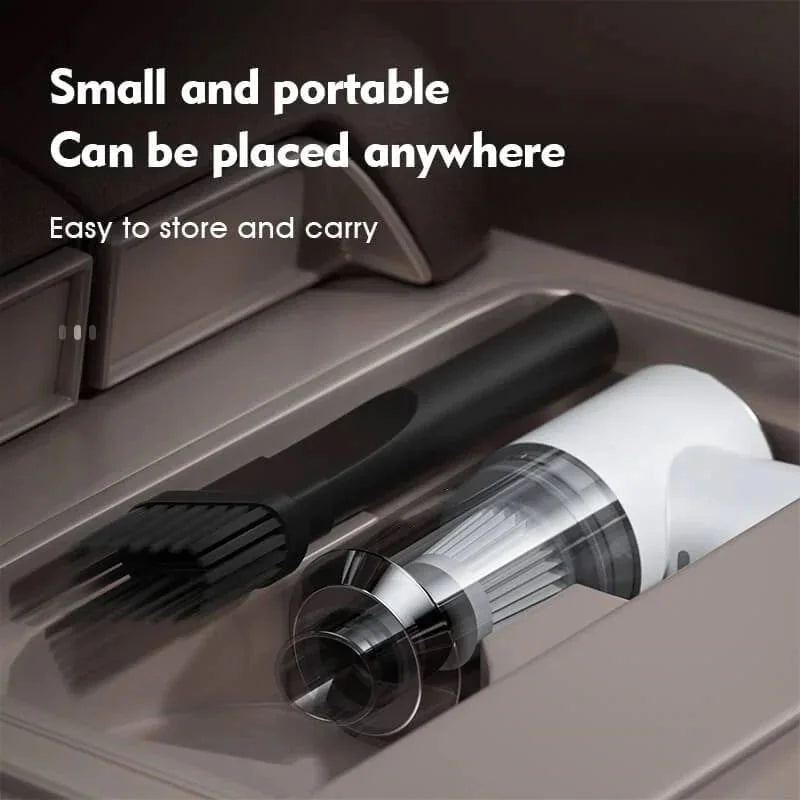 Wireless Handheld Car Vacuum - Powerful Wet & Dry Cleaner